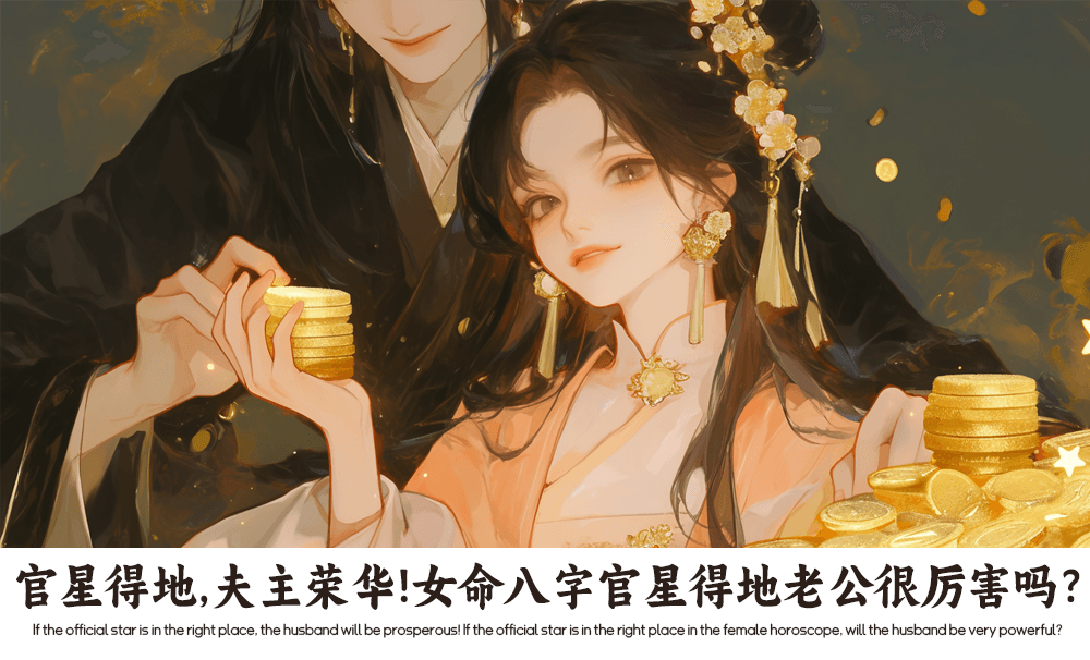 官星得地，夫主荣华！女命八字官星得地老公很厉害吗？