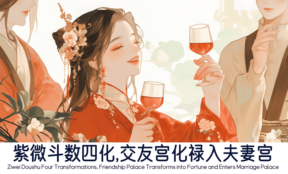 紫微斗数四化，交友宫化禄入夫妻宫