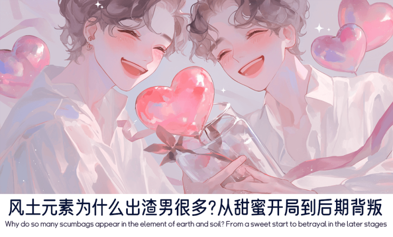 风土元素为什么出渣男很多
