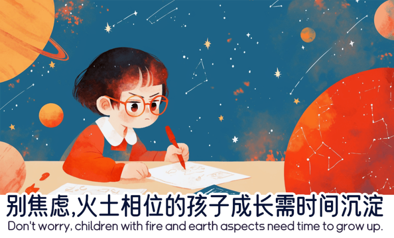 火土相位的孩子成长需时间沉淀