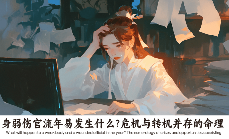 身弱伤官流年