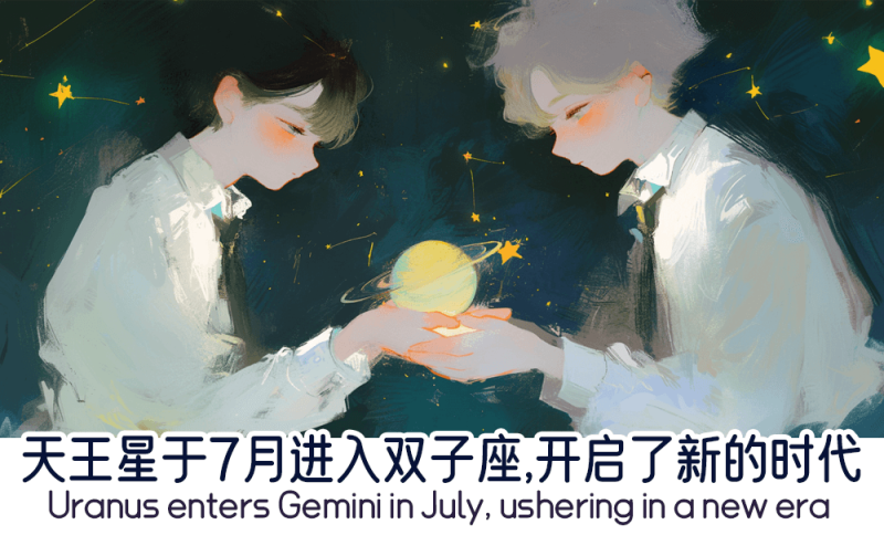 天王星于7月进入双子座