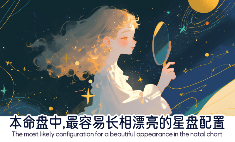 本命盘中最容易长相漂亮的星盘配置