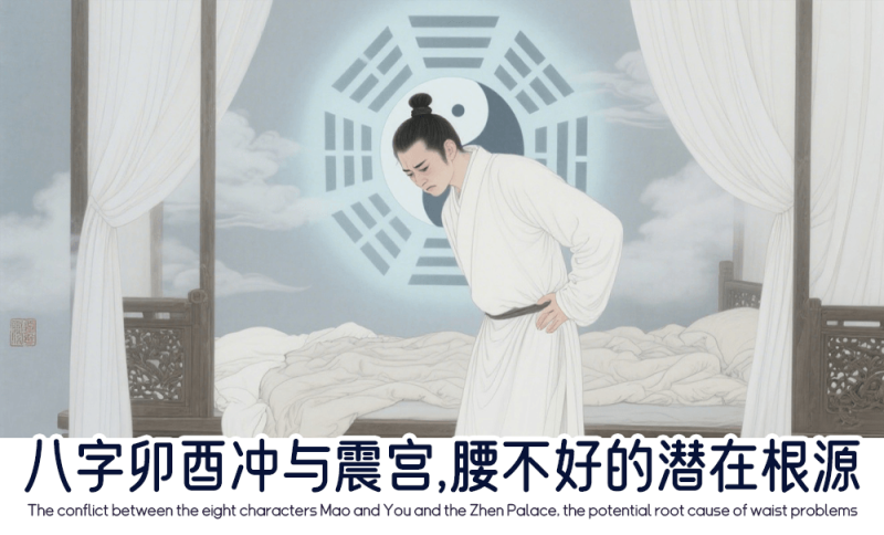 八字卯酉冲与震宫对腰的影响