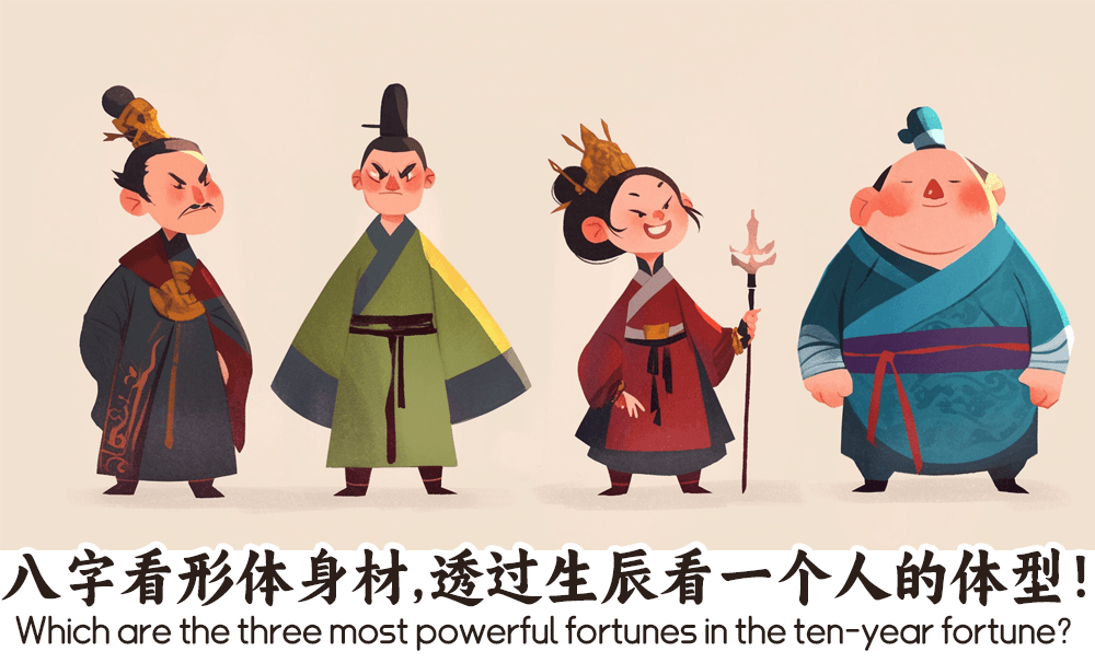 八字看形体身材，透过生辰看一个人的体型！