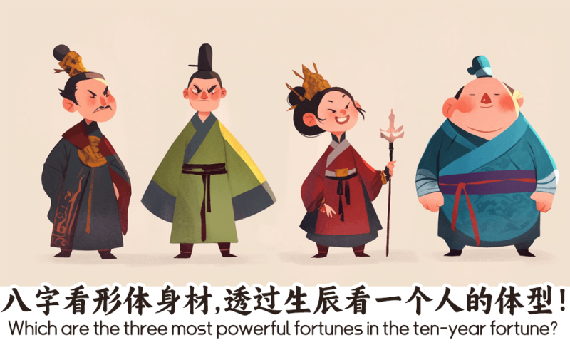 八字看形体身材