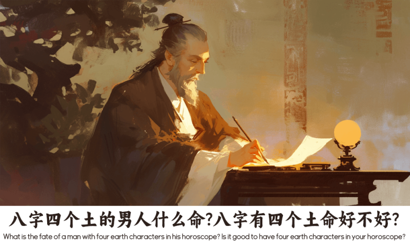 八字四个土的男人