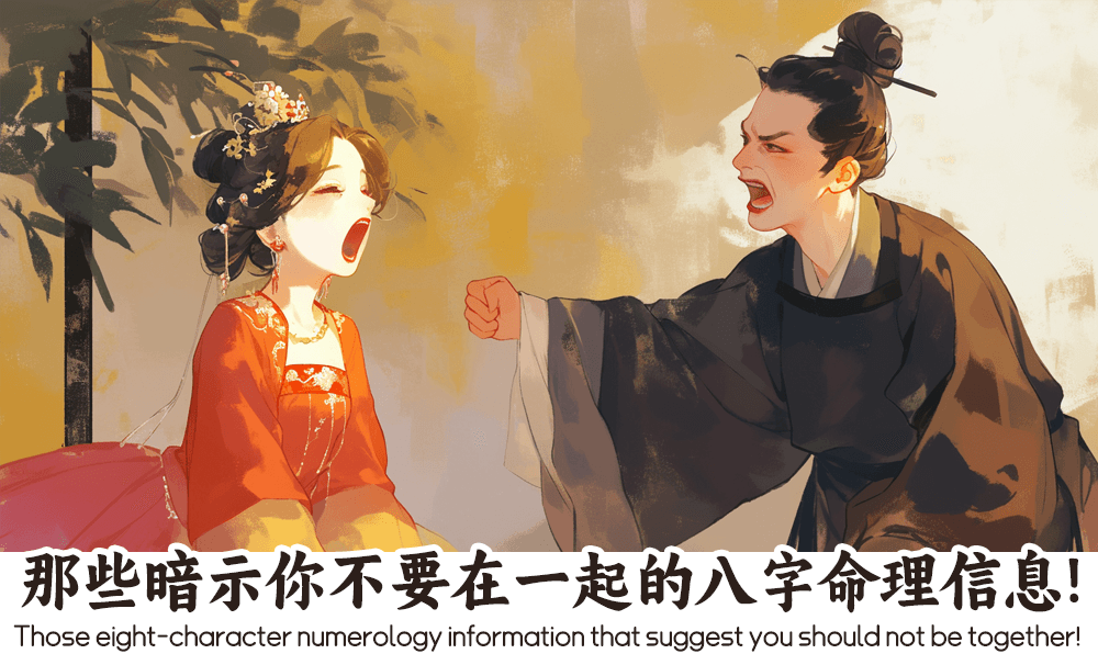 那些暗示你不要在一起的八字命理信息！