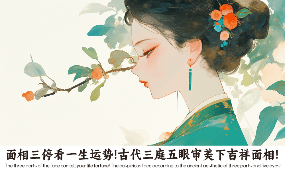 面相三停看一生运势！古代三庭五眼审美下吉祥面相！