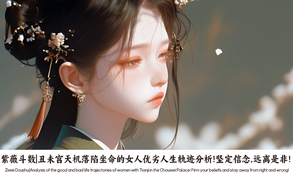 紫薇斗数|丑未宫天机落陷坐命的女人优劣人生轨迹分析！坚定信念，远离是非！