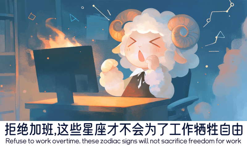 这些星座不会为了工作牺牲自由