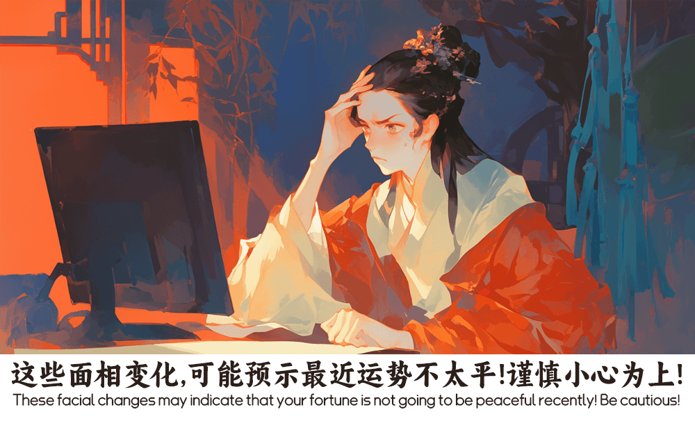 这些面相变化，可能预示最近运势不太平！谨慎小心为上！
