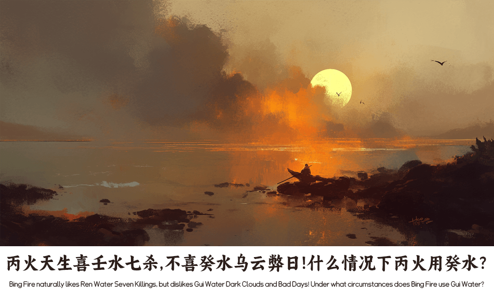 丙火天生喜壬水七杀，不喜癸水乌云弊日！什么情况下丙火用癸水？