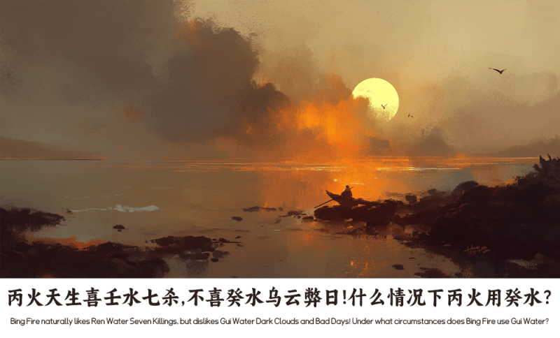 丙火用癸水