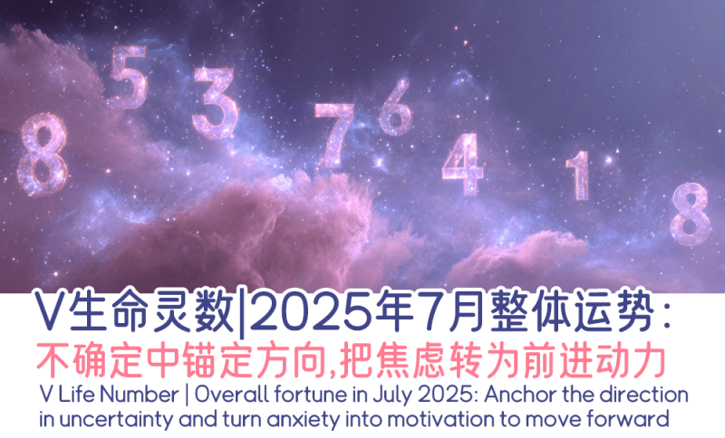 生命灵数｜2025年7月整体运势
