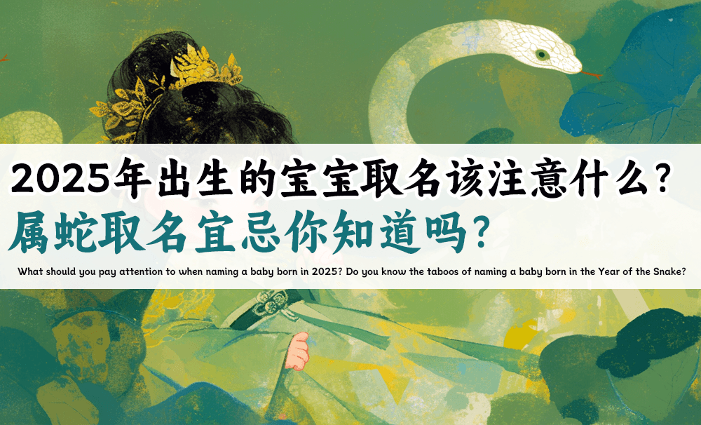 2025年出生的宝宝取名该注意什么？属蛇取名宜忌你知道吗？