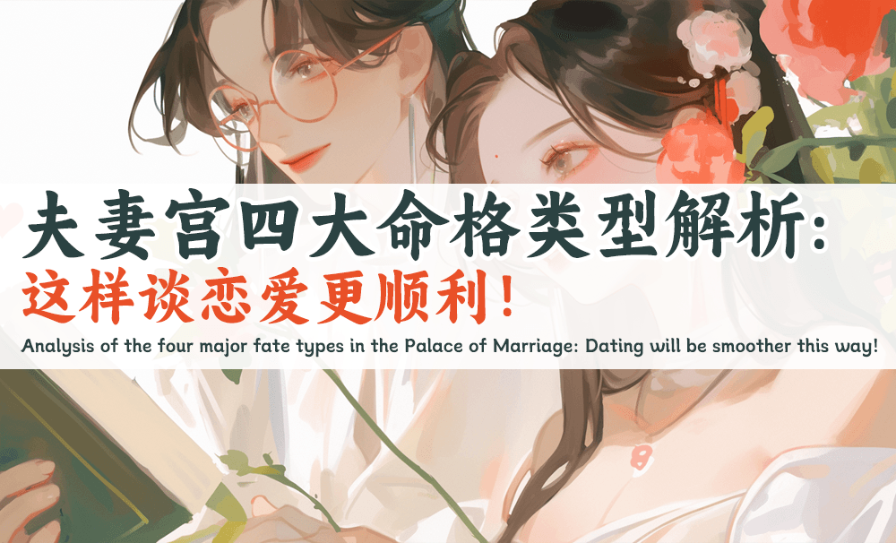 夫妻宫四大命格类型解析：这样谈恋爱更顺利！