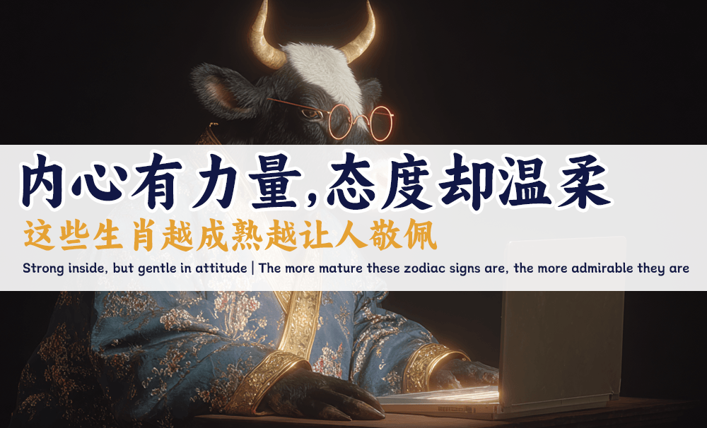 内心有力量，态度却温柔｜这些生肖越成熟越让人敬佩