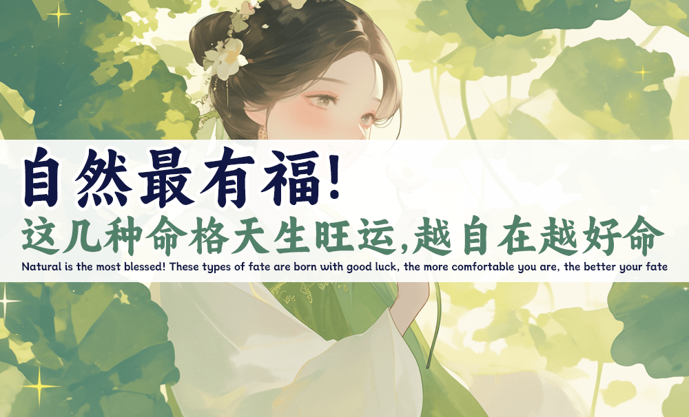 自然最有福！这几种命格天生旺运，越自在越好命