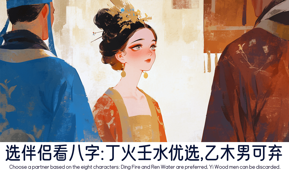 选伴侣看八字：丁火壬水优选，乙木男可弃