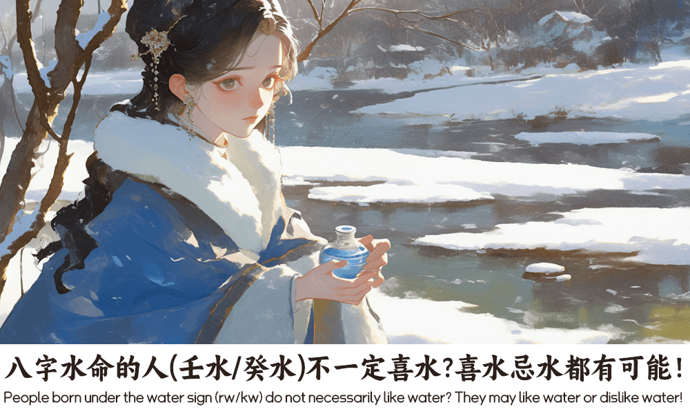 八字水命的人（壬水/癸水）不一定喜水？喜水忌水都有可能！