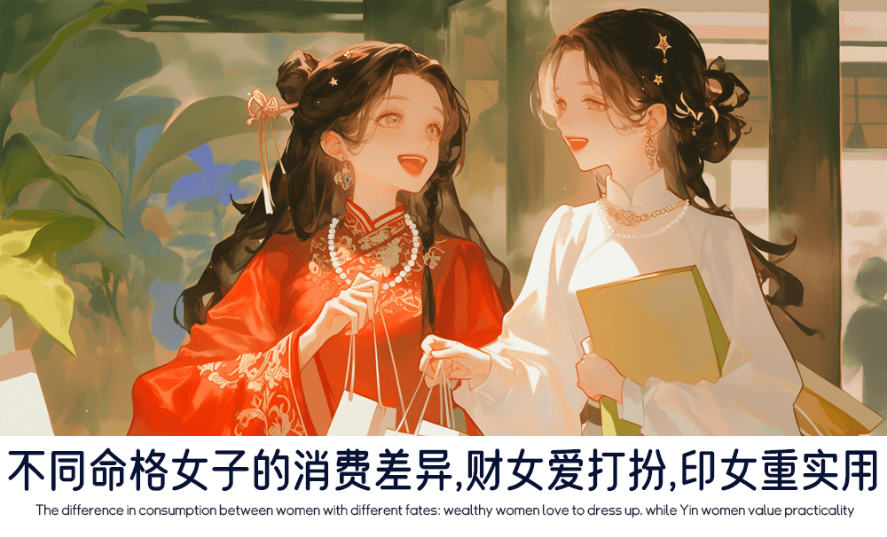 不同命格女子的消费差异，财女爱打扮，印女重实用