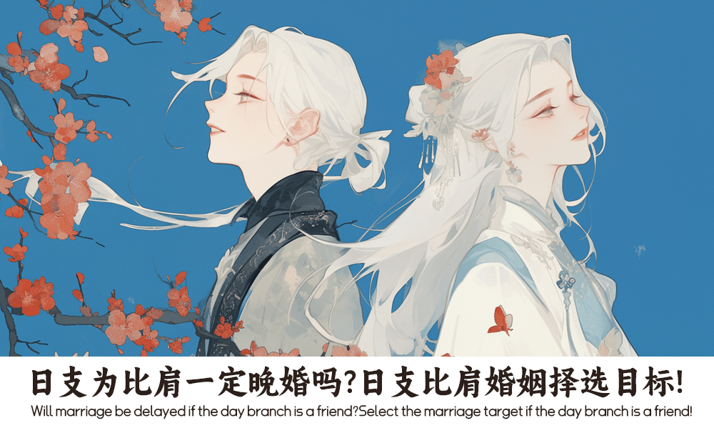 日支为比肩一定晚婚吗？日支比肩婚姻择选目标！