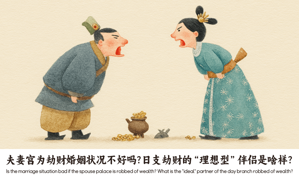 夫妻宫为劫财婚姻状况不好吗？日支劫财的“理想型”伴侣是啥样？