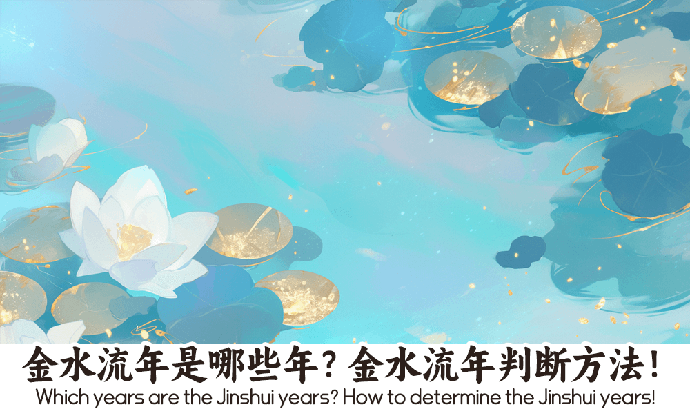 金水流年是哪些年？金水流年判断方法！