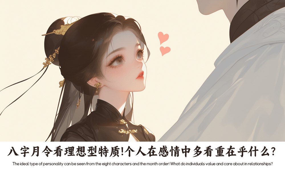 八字月令看理想型特质！个人在感情中多看重在乎什么？