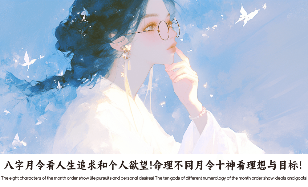 八字月令看人生追求和个人欲望！命理不同月令十神看理想与目标！