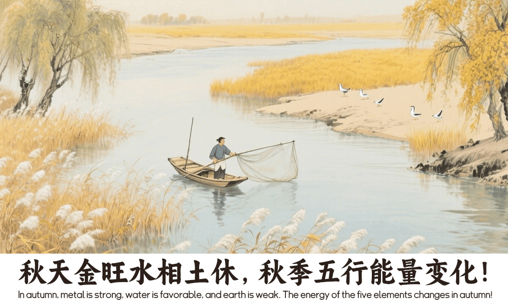 秋天金旺水相土休，秋季五行能量变化！