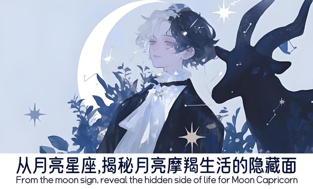 从月亮星座，揭秘月亮摩羯生活的隐藏面