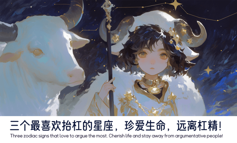 三个最喜欢抬杠的星座