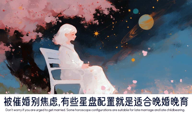 适合晚婚晚育的星盘配置