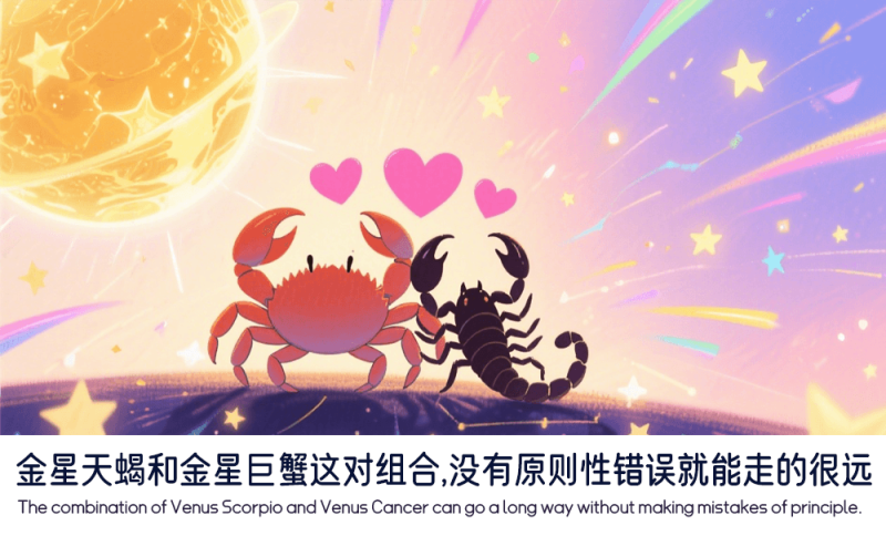 金星天蝎和金星巨蟹这对组合