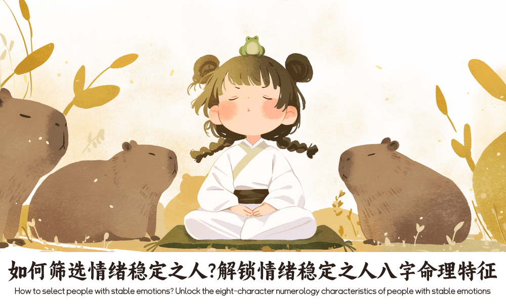 如何筛选情绪稳定之人？解锁情绪稳定之人八字命理特征