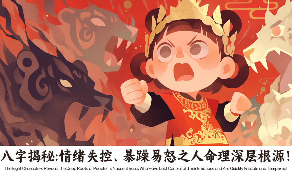 八字揭秘：情绪失控、暴躁易怒之人命理深层根源！