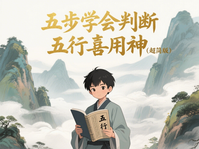 五步学会判断五行喜用神（超简版）