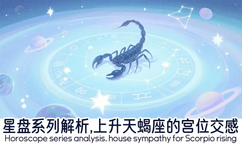 上升天蝎座的宫位交感