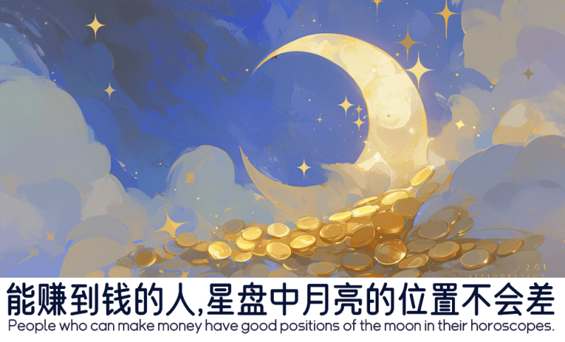 星盘中月亮的位置