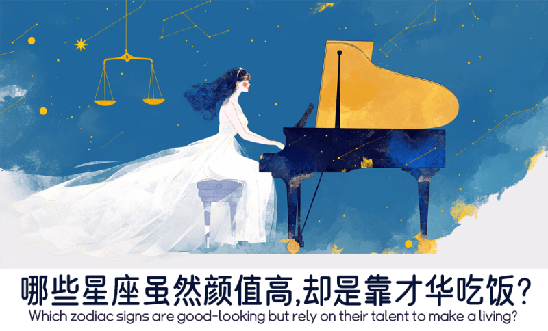 哪些星座颜值高却靠才华吃饭？