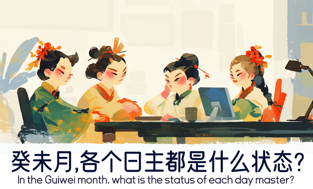 癸未月，各个日主都是什么状态？