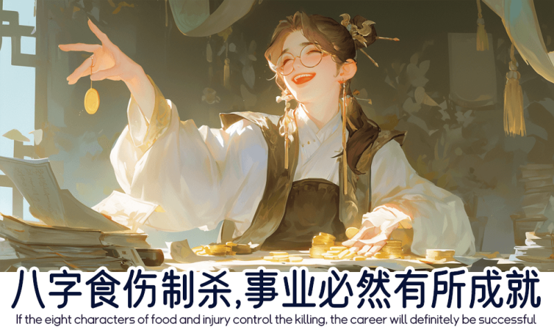 八字食伤制杀的事业成就