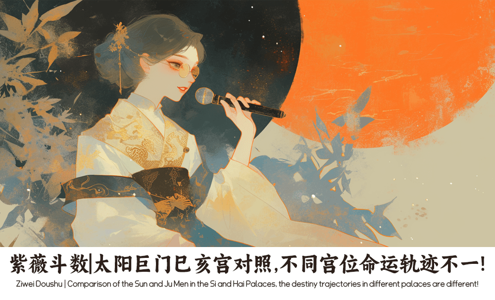 紫薇斗数|太阳巨门巳亥宫对照，不同宫位命运轨迹不一！