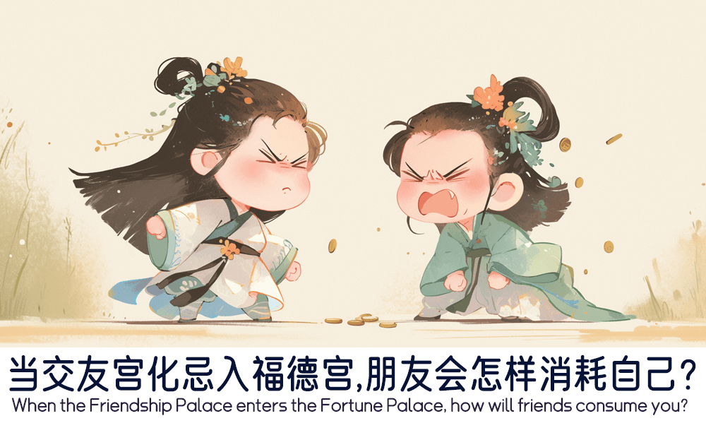 当交友宫化忌入福德宫，朋友会怎样消耗自己？