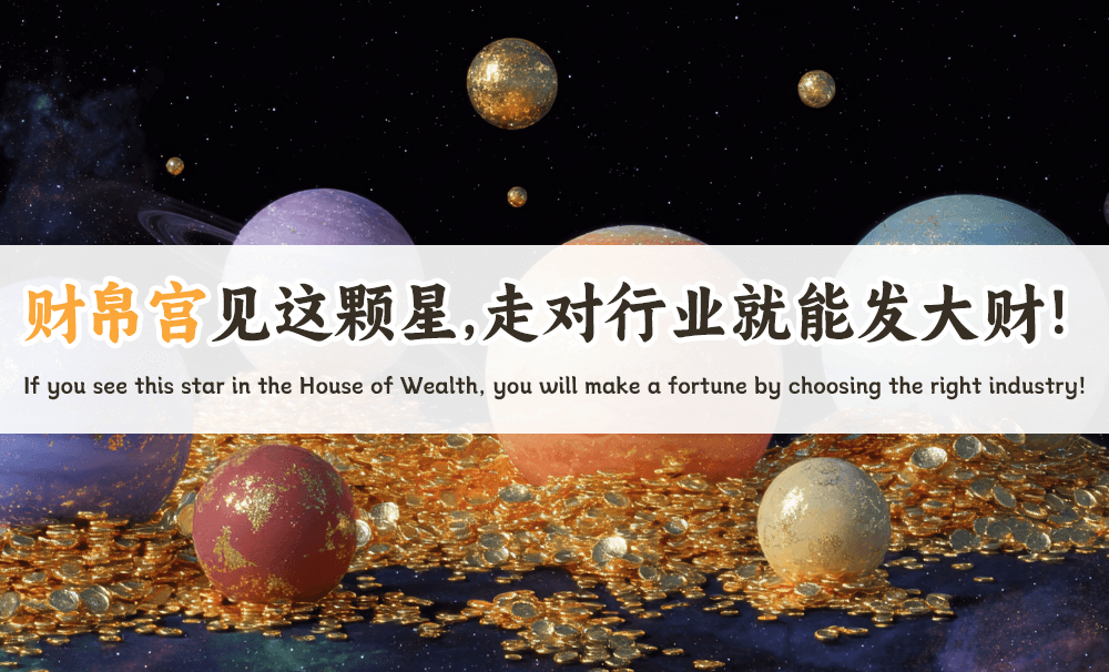 财帛宫见这颗星，走对行业就能发大财！