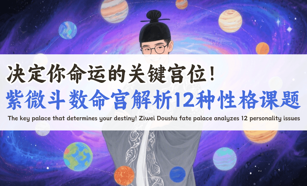 决定你命运的关键宫位！紫微斗数命宫解析12种性格课题