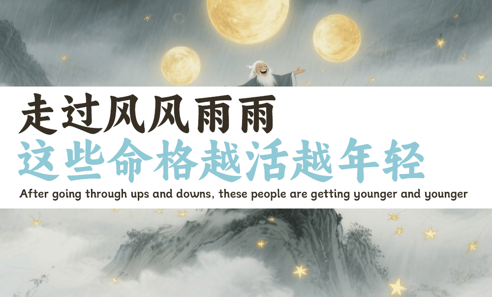 越活越年轻？这几种命格活出了“逆龄人生”！