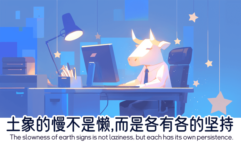 土象的慢不是懒